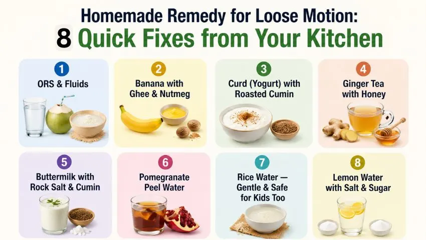 Homemade Remedy for Loose Motion
