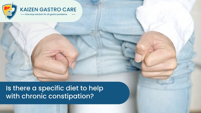 Is there a specific diet to help with chronic constipation?